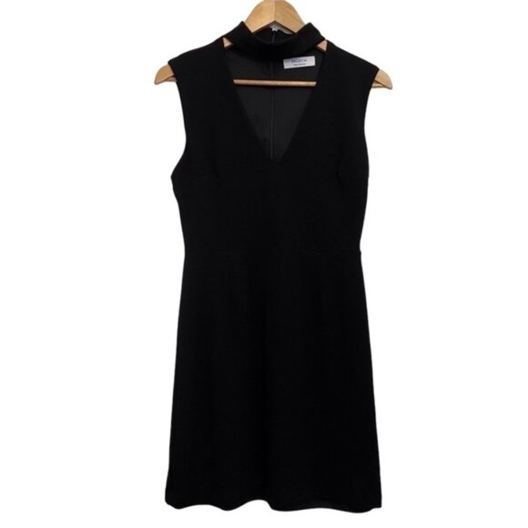 BAILEY 44 black dress cut out open neck sexy contemporary classic quality stretc - Picture 1 of 15